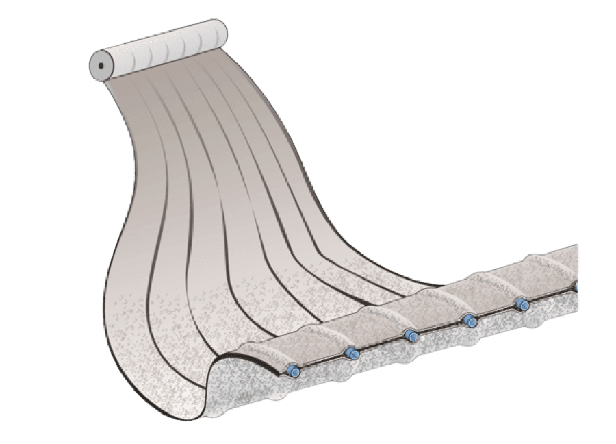 Multi-layer drainage geocomposite structure with filter layers